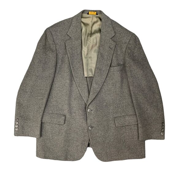 Vintage Anderson Little Strathmore Blazer Mens 44 Camel Hair 2 Button Sport Coat - Picture 1 of 15